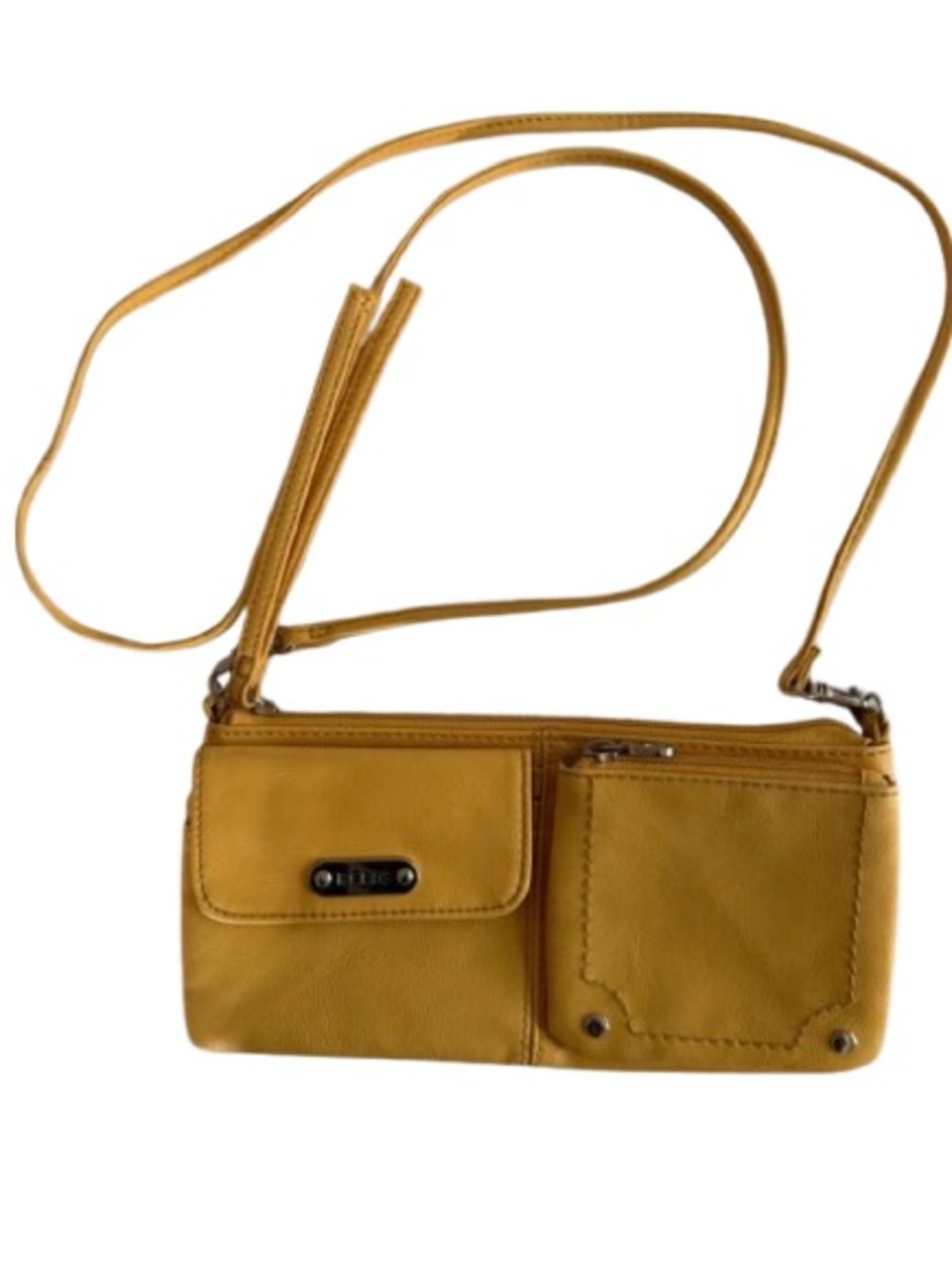 Relic Mustard Yellow Convertible Crossbody Wallet